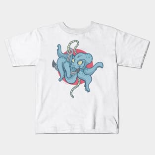 Blue_Octo Kids T-Shirt